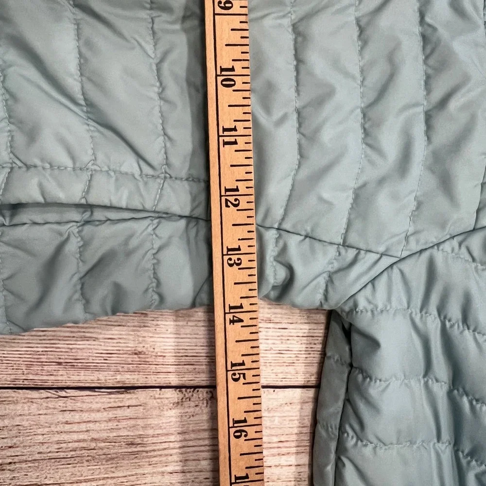 Columbia Jacket Light Blue Quilted Full Zip Puffer Size 6/6x